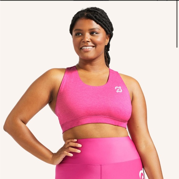 NWT Peloton Heathered Strappy Bra - Picture 1 of 8